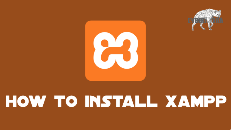 how to install XAMPP and create local server